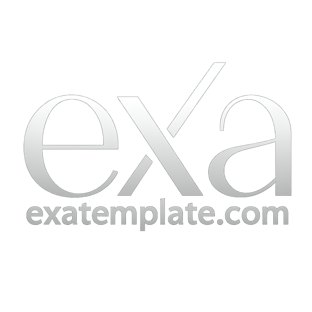 Logo Exa Template - Website Builder Indonesia